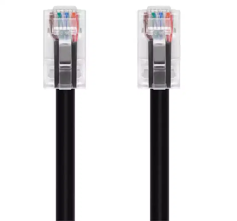 Monoprice Cat6A Patch Cable - 5 Feet - Black | 26AWG, 10G, Bare Copper Conductor, Gold Plated Copper Connector, RJ45, Non-Booted Ethernet Cable