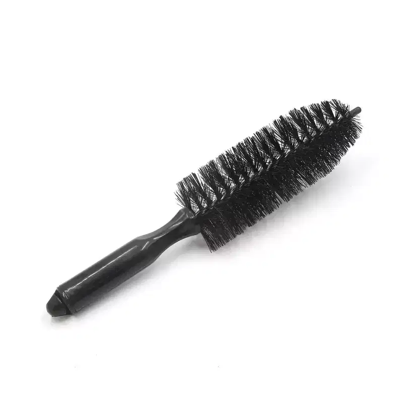 Unique Bargains Car Wheel Tire Rim Washing Cleaning Brush 12.2 Length Black