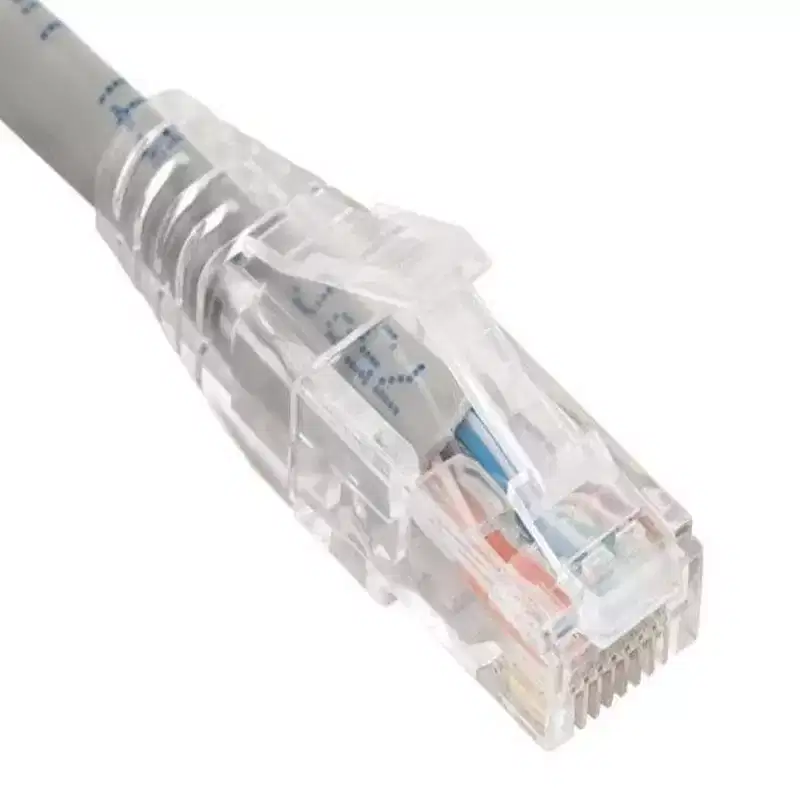 SANOXY Cables and Adapters; 2ft Cat6 550 MHz UTP Ethernet Network Patch Cable with Clear Snagless Boot, Gray