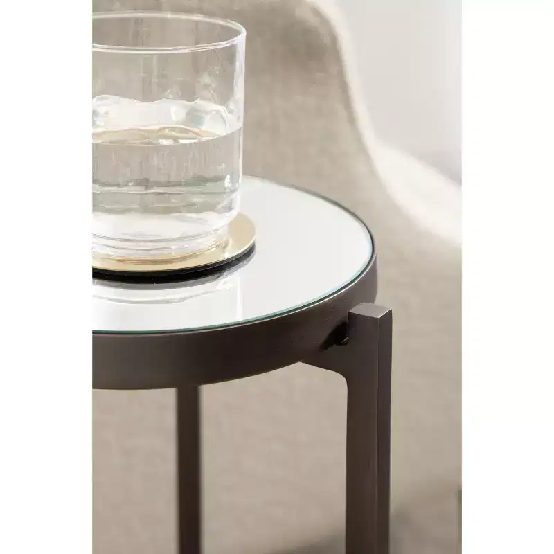 Kate and Laurel Aguilar Glam Drink Table