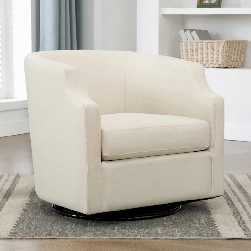 Swivel Glider Barrel Chair