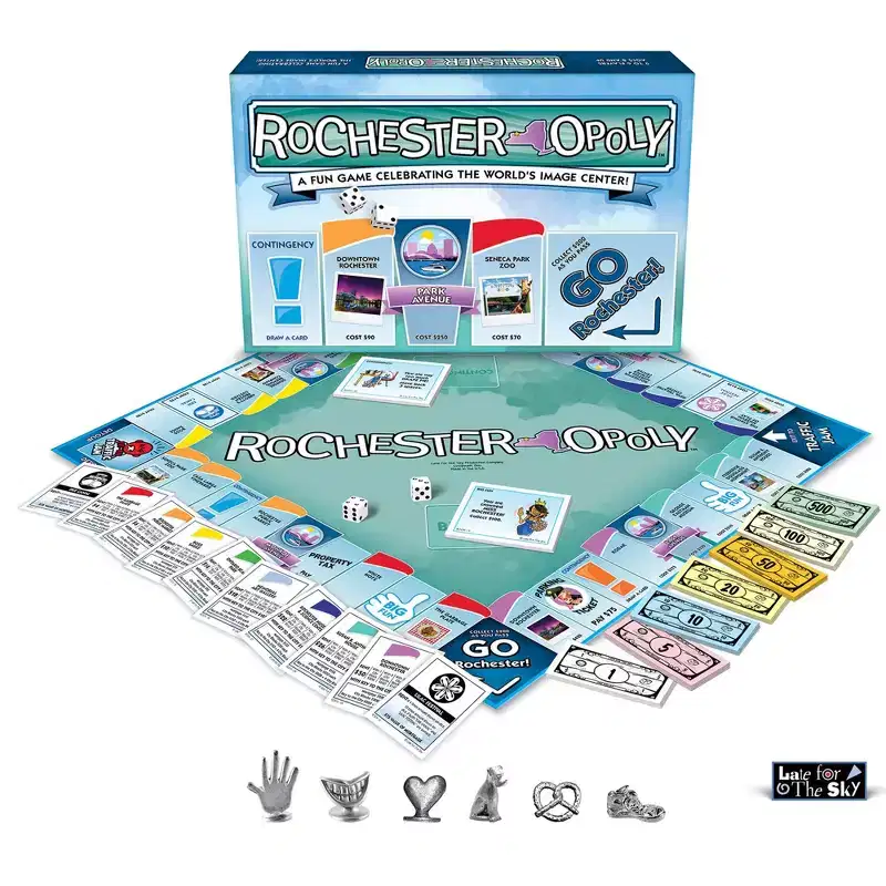 Late for the Sky: Rochester-Opoly Monopoly Board Game