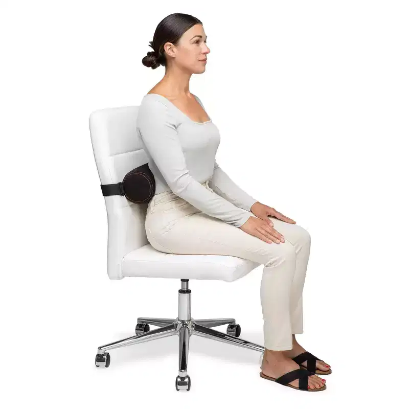 OPTP The Original McKenzie Signature Lumbar Roll  Premium Made Lumbar Pillow, Firm Lower Back Support for Chair and Lumbar Support for Car