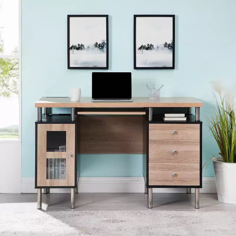 Home Imports Emporium 3-Drawer File Cabinet Office Writing Desk