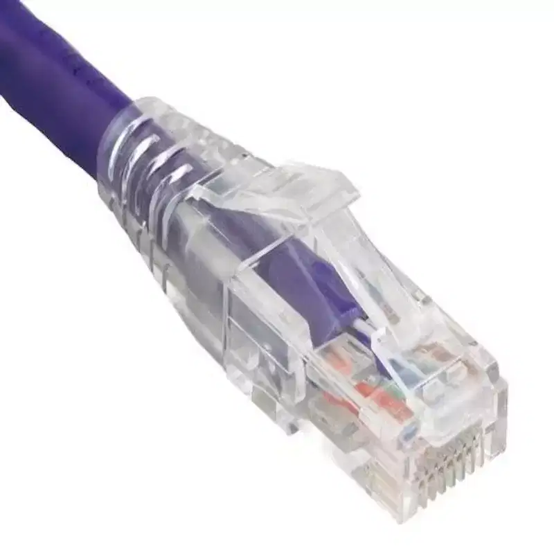 SANOXY Cables and Adapters; 7ft Cat6 550 MHz UTP Ethernet Network Patch Cable with Clear Snagless Boot, Purple