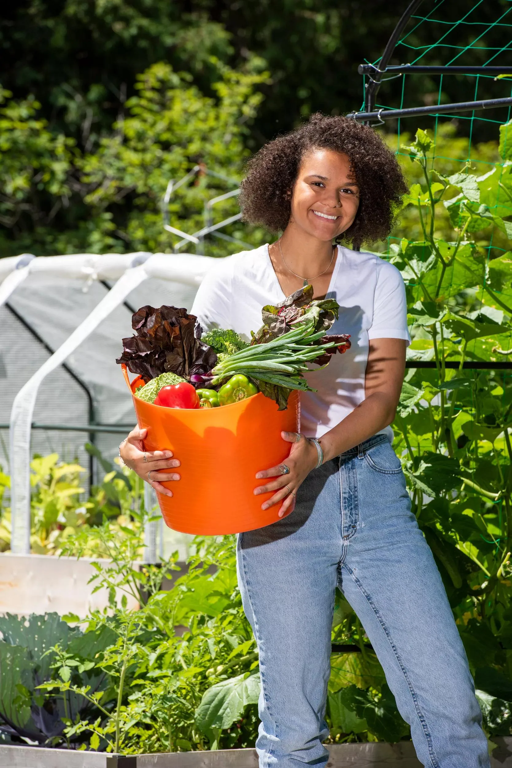 Colorful Flexible Garden Tub 7 Gallon Multi-Purpose Utility Bucket with Handles
