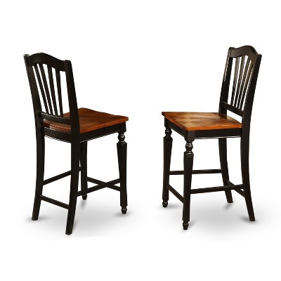 Kitchen Dinette Set 3 Piece Table & Chair Set - Round Pedestal Table & 4 Chairs
