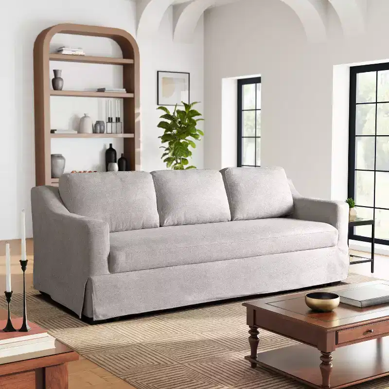 Serta Hans Pullout Sofa Bed Linen: Queen Size, Convertible Couch with Innerspring Mattress