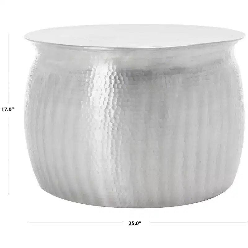 Aztec Metal Table Stool - FOX5516 - Safavieh Couture