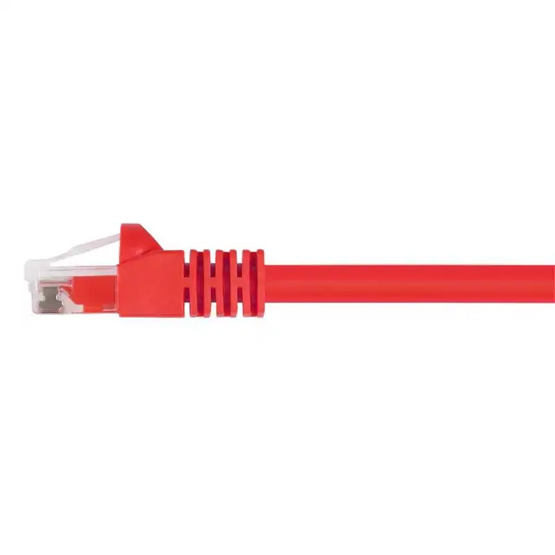 Monoprice Cat5e Ethernet Patch Cable - 7 Feet - Red | Network Internet Cord - RJ45, Stranded, 350Mhz, UTP, Pure Bare Copper Wire, 24AWG