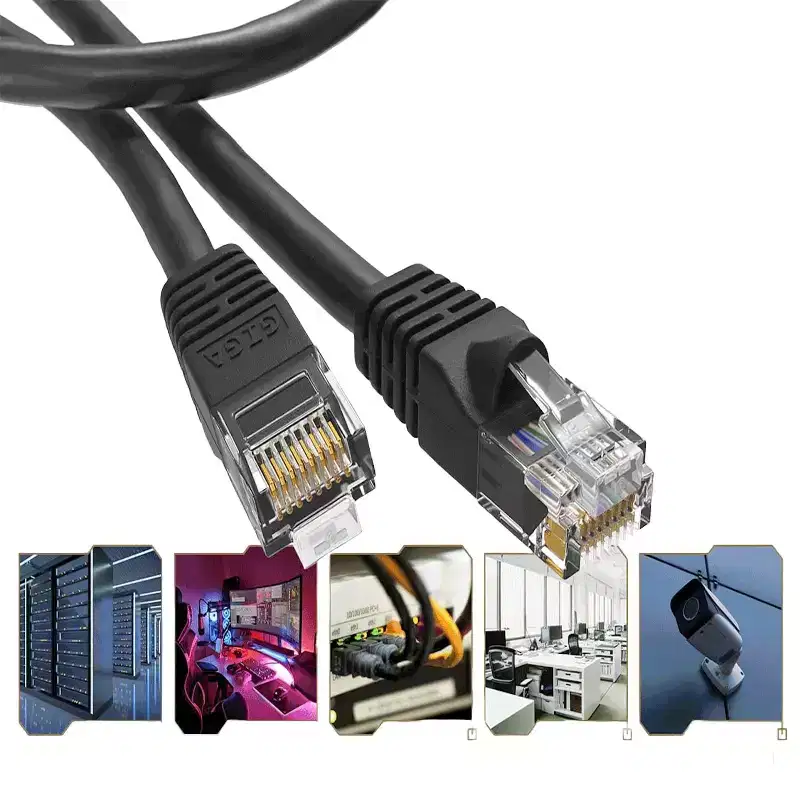 SANOXY Cables and Adapters; 15ft Cat6 550 MHz UTP Snagless Ethernet Network Patch Cable, Black