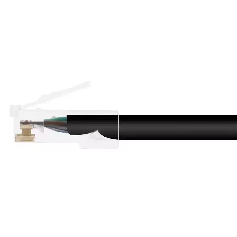 Monoprice Cat6 Ethernet Patch Cable - 10 Feet - Black | Network Internet Cord - RJ45, Stranded, 550Mhz, UTP, Pure Bare Copper Wire, 24AWG - Zeroboot