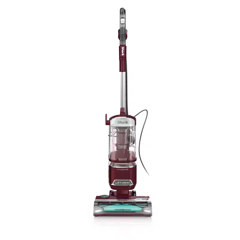 Shark Detect Lift-Away Corded Upright Vacuum with Self-Cleaning Brushroll LA492 11" Cleaning Path Burgundy