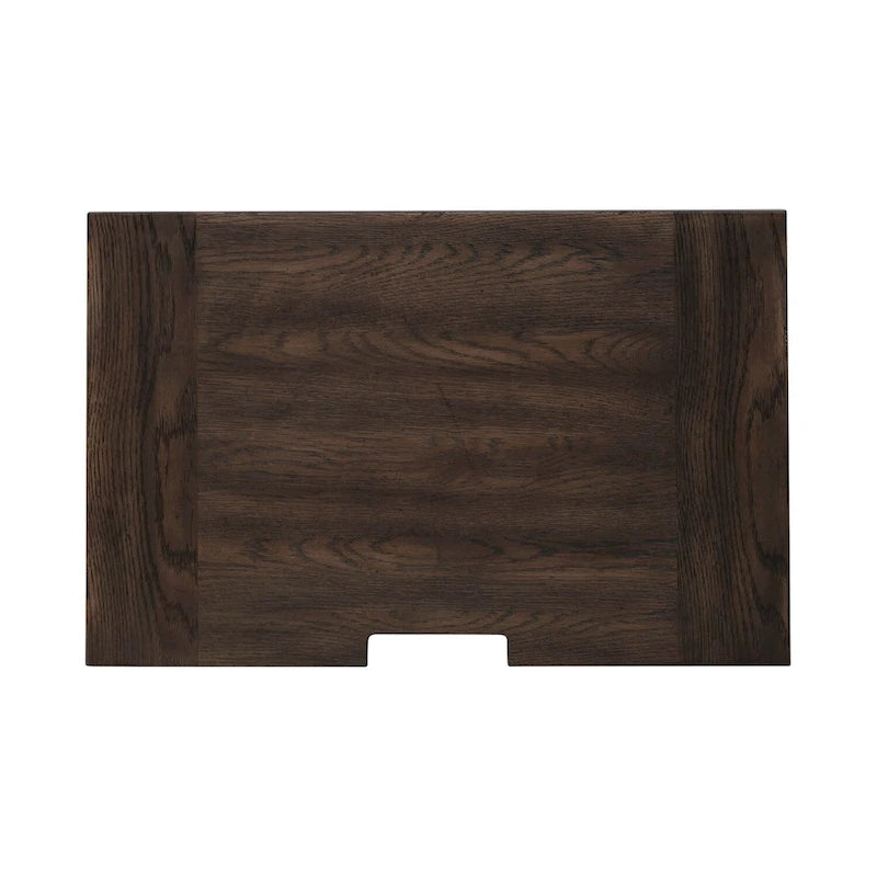 Paradise Valley Saddle Brown Nightstand with Charging Station