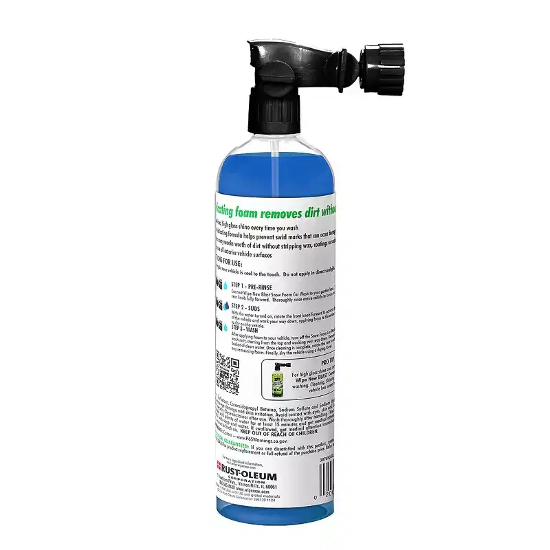 Rust-Oleum 32oz Wipe New Blast Snow Foam Car Wash