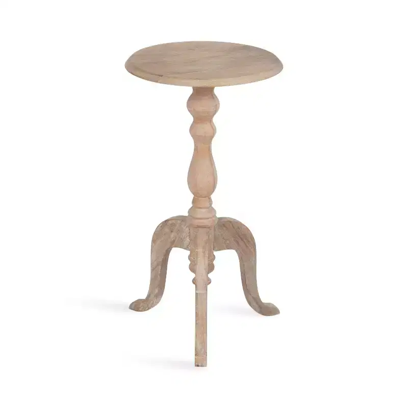 Kate and Laurel Tourneaux Wood Side Table