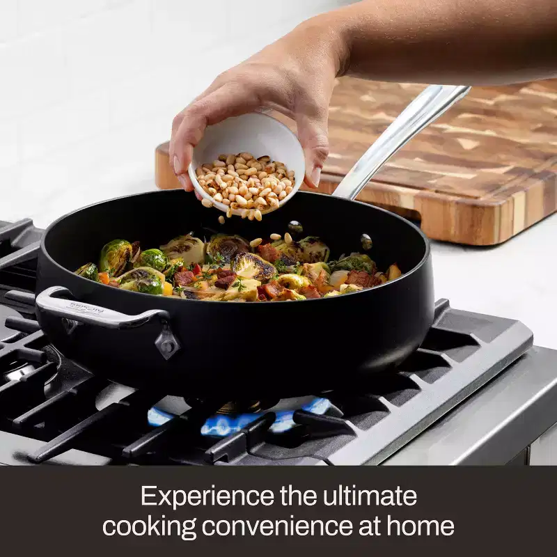 All-Clad 16 x 13 Nonstick Roaster with Rack, HA1 Expert Cookware, Black