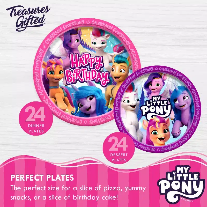 Treasures Gifted My Little Pony Party Decorations Ultimate Set for 24 Guests