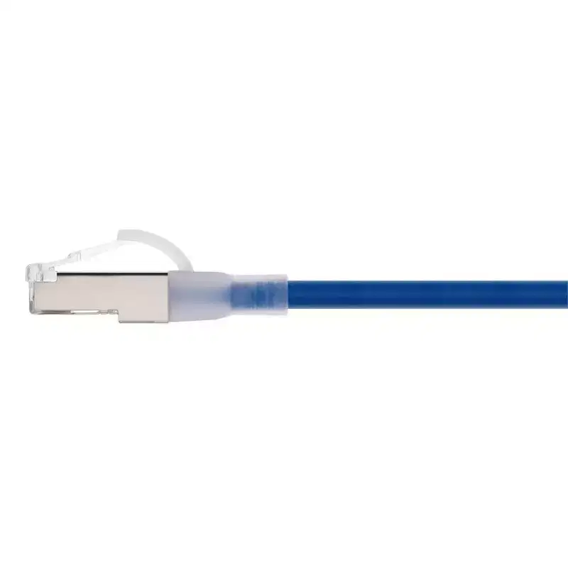 Monoprice Cat6A Ethernet Patch Cable 7ft Blue 30AWG Data Server Rooms