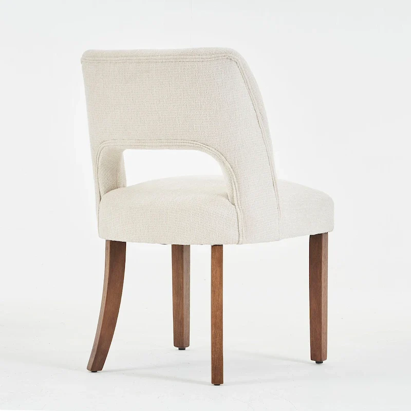 Set of 4 Fabric-upholstered Dining Chairs