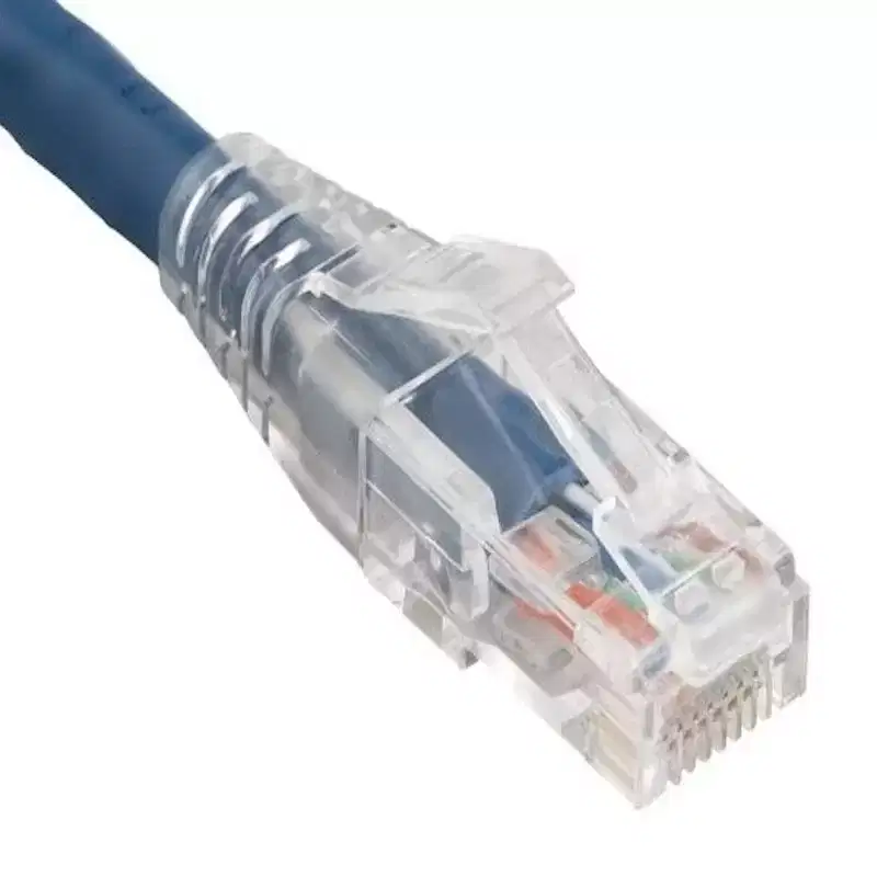 SANOXY Cables and Adapters; 2ft Cat6 550 MHz UTP Ethernet Network Patch Cable with Clear Snagless Boot, Blue