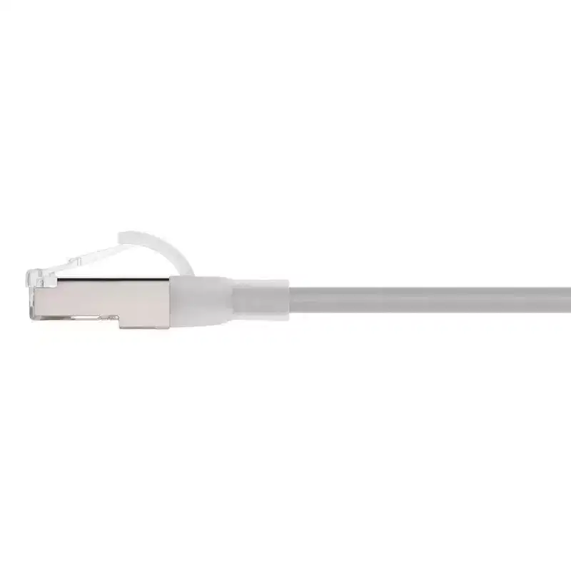 Monoprice Cat6A Ethernet Patch Cable - 25 Feet - White | Snagless, Double Shielded, Component Level, CM, 30AWG, Networking Cable LAN Modem Router