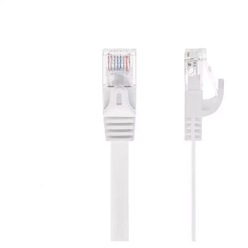 Monoprice Cat6 Ethernet Patch Cable - 10 Feet - White | Snagless RJ45, Flat, 550MHz, UTP, Pure Bare Copper Wire, 30AWG, For Network Internet Modem