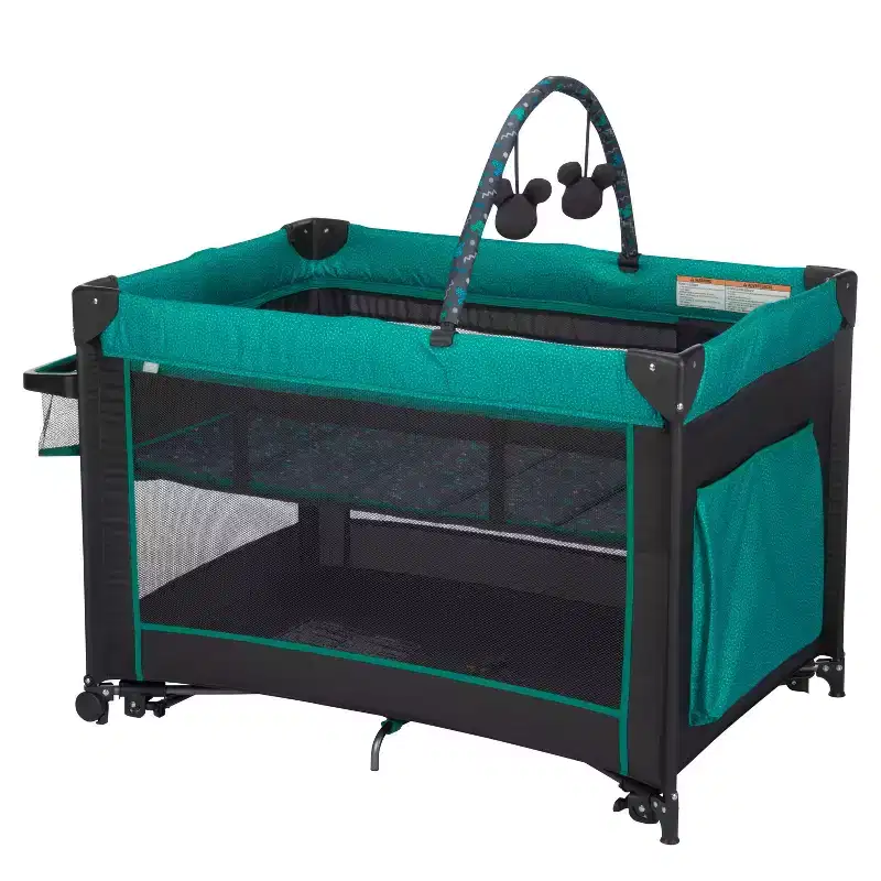2-in-1 Playard with Rocking Bassinet, JPMA Certified, Holds up to 35 lbs