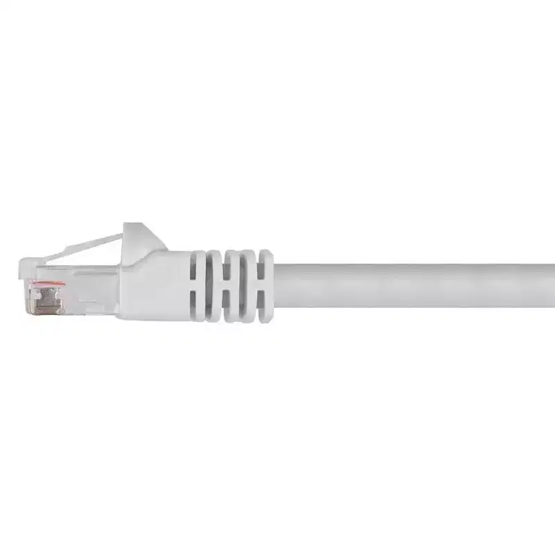 Monoprice Cat6 Ethernet Patch Cable - 50 Feet - White | Network Internet Cord - RJ45, Stranded, 550Mhz, UTP, Pure Bare Copper Wire, 24AWG