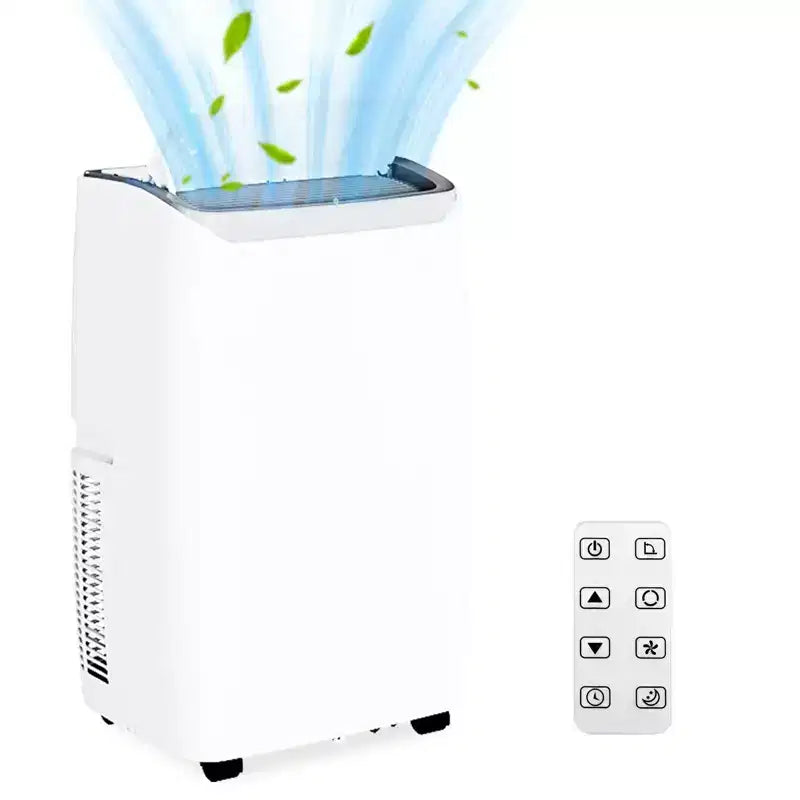 GustoWave 12000 BTU 3-in-1 Portable Air Conditioner with Cooling, Multi-Speed, Sleep Mode, Auto Swing, Remote