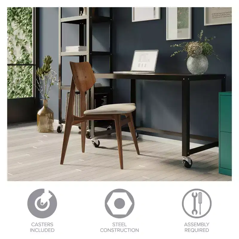 Space Solutions Mobile Desk Steel