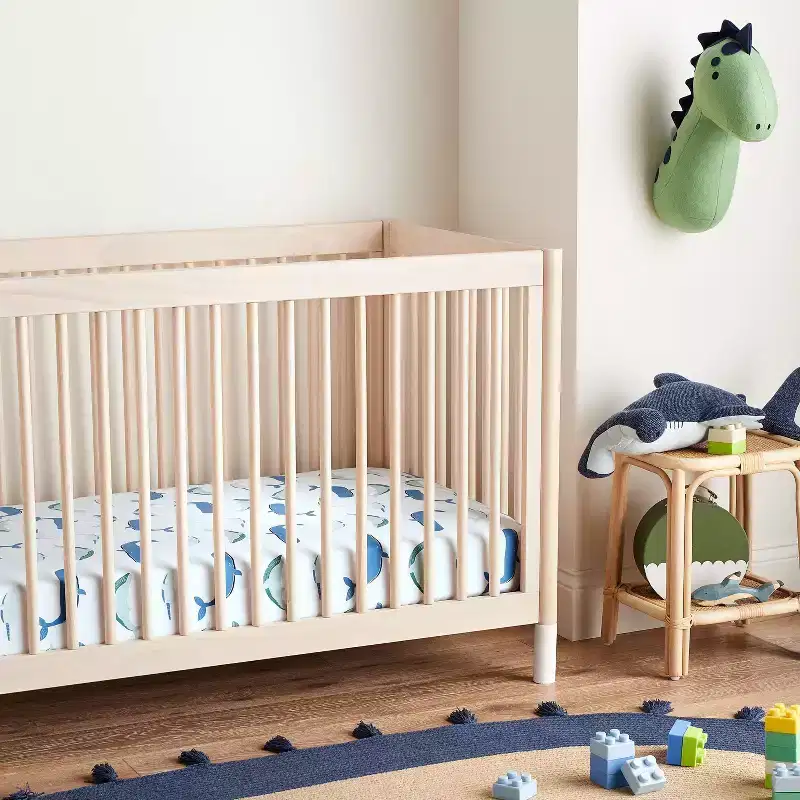 Cotton Fitted Crib Sheet Sleepy Tides - Cloud Island™