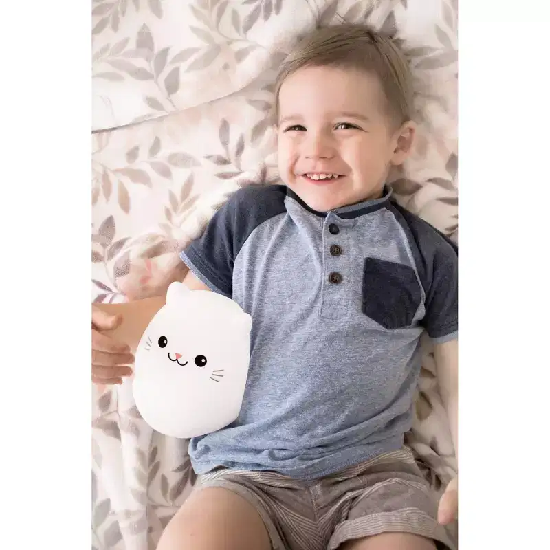 LumiPets Cat Night Light: Silicone, LED, Touch Activated, Battery Powered