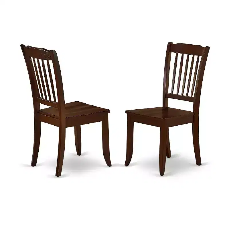 Southwestern Dining Set - 5 Piece Table & Chair Set - Rustic Farmhouse Style - Rectangular Table with Leaf