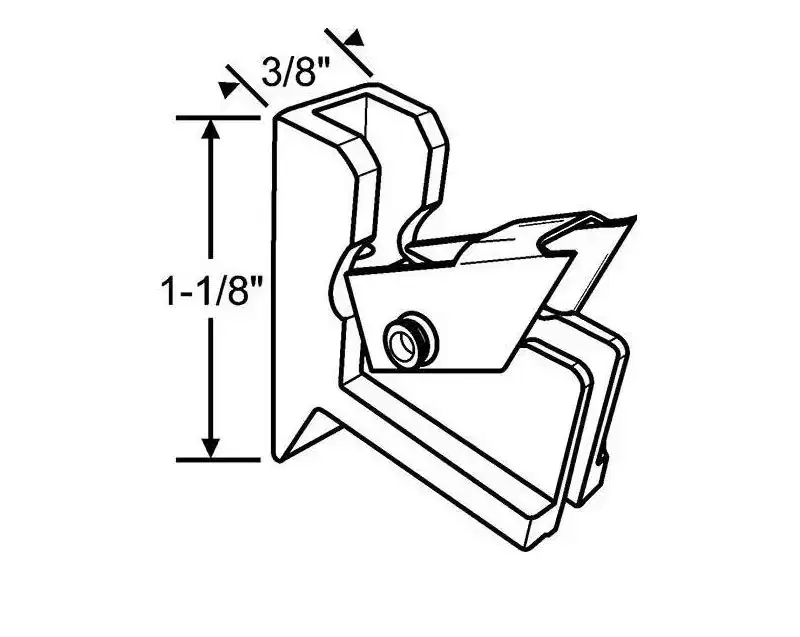 Brixwell 62-502 Locking Terminal White plastic With Metal Lock