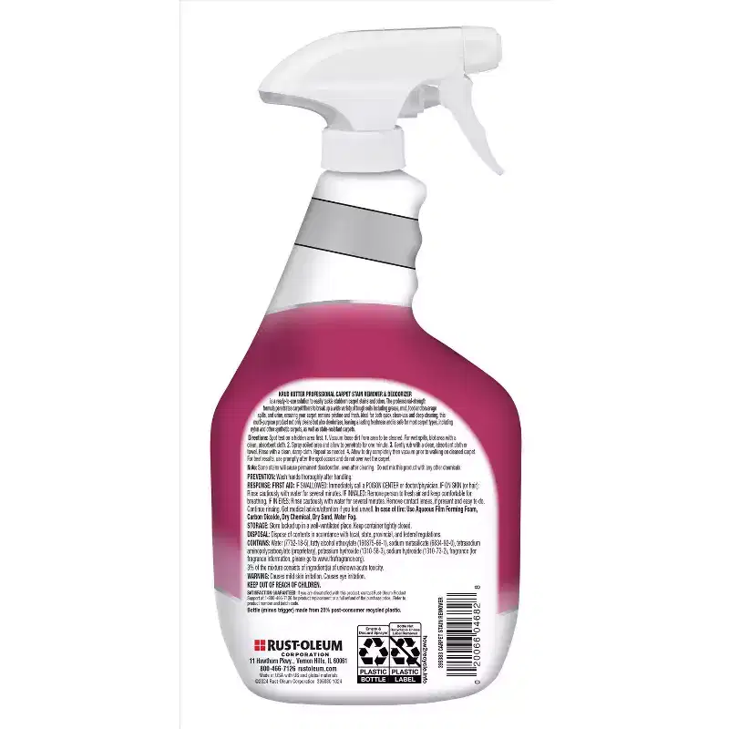 Krud Kutter Pro No Scent Carpet Stain Remover 32 oz Liquid (Pack of 6)