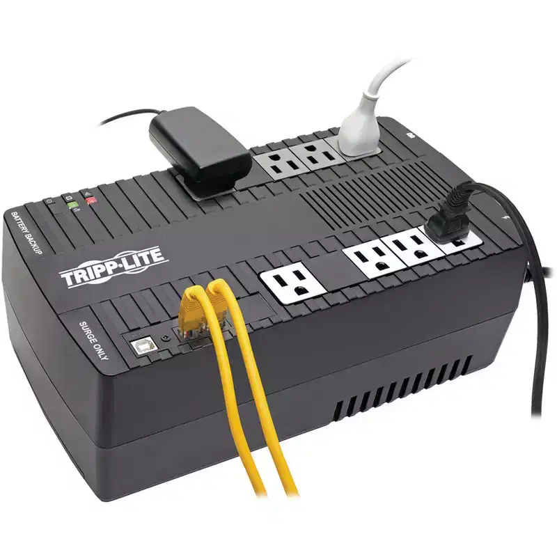Tripp Lite 550VA 300W Desktop Battery Backup Uninterruptible Power Supply AVR550U