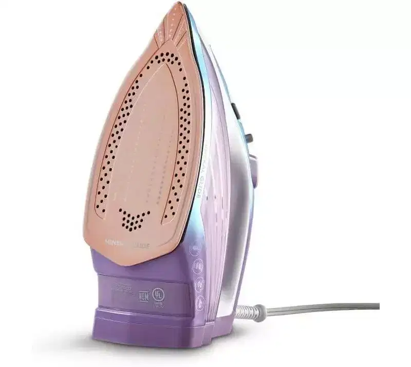 BLACK+DECKER Moonstone Iron, IR2323-1AD, Ceramic Infused Soleplate & Anti-Drip Function w/ Auto Clean and Shut-off, 50% Smoother Glide for Wrinkles