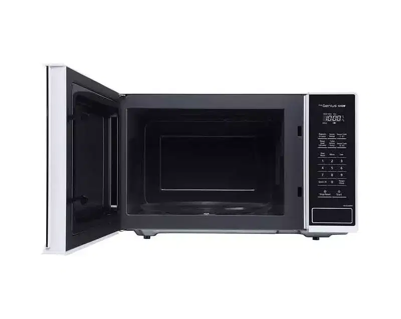 Refurbished: Panasonic NN-SC64MW Mid-Size 1.3 cu. ft. 1200W Inverter Technology Microwave Oven with Genius Sensor Cooking, White  Manufacturer