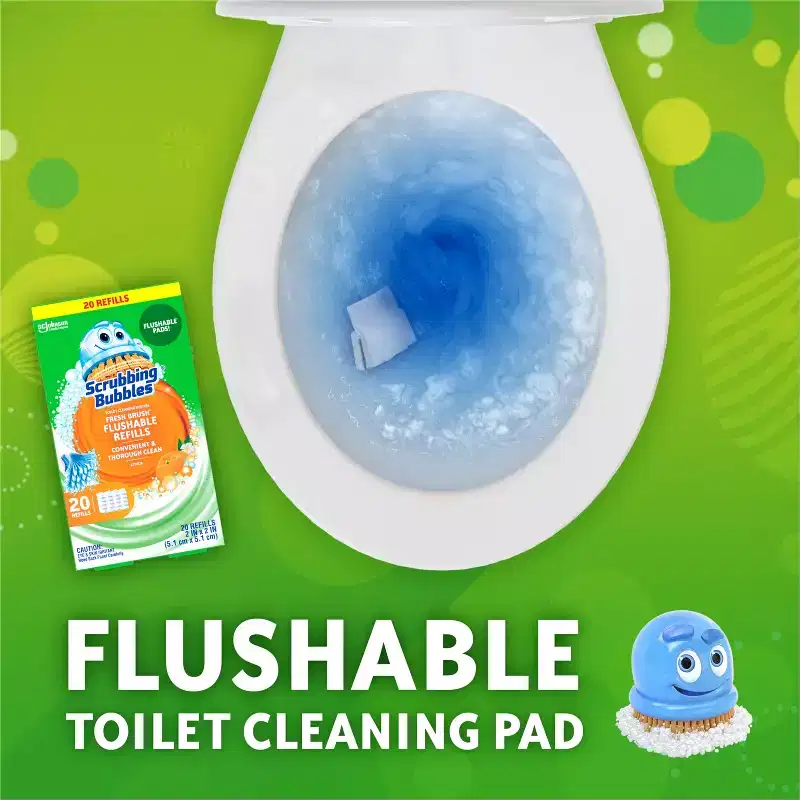 Scrubbing Bubbles Fresh Brush Flushable Refills