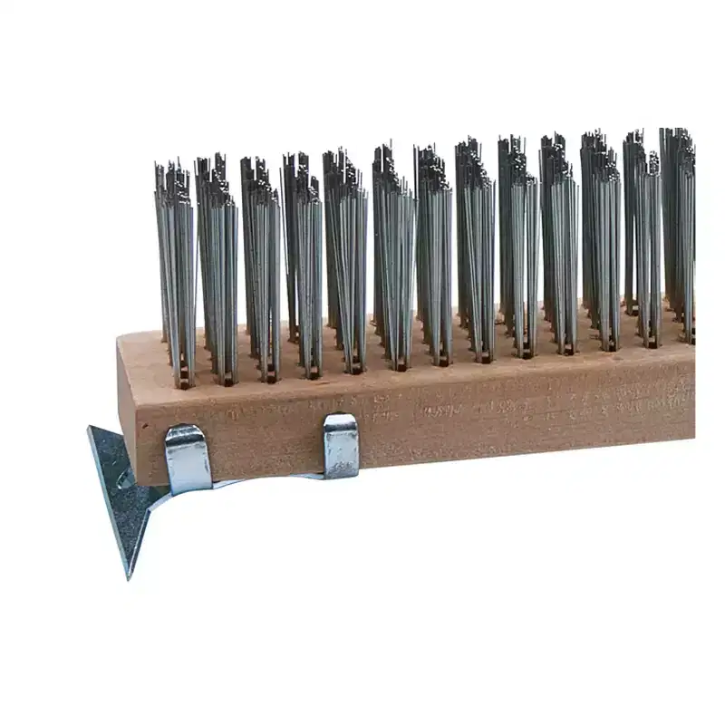 Winco Wire Brush, Heavy Duty Steel , 20