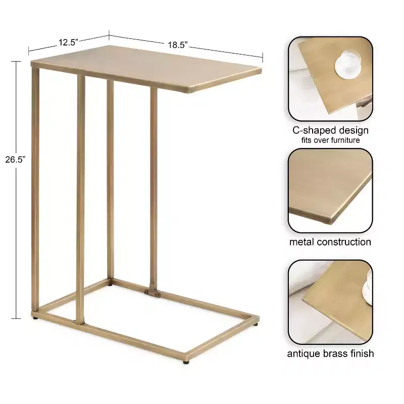 Kate and Laurel - Lockhardt Accent Table