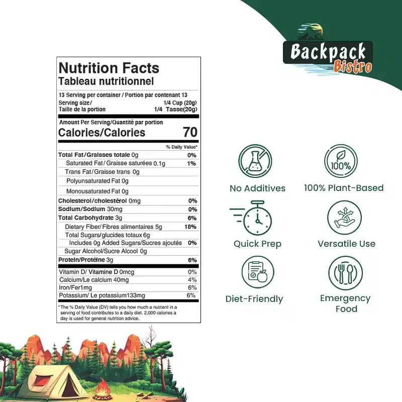 BackPack Bistro Dehydrated Mixed Vegetables
