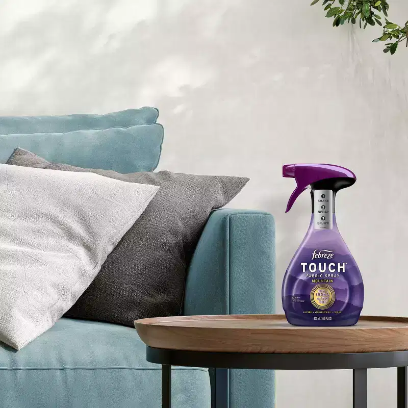 Febreze Touch Fabric Spray Air Freshener - Mountain - 27 fl oz: Dye-Free, Phthalate-Free, Multi-Surface, Ready to Use