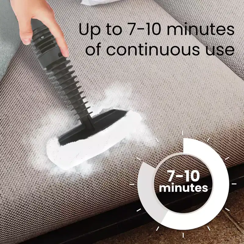 HOM Handheld Steam Cleaner with 5 Interchangeable Heads, Multipurpose Steamer For Home Furniture, Carpet, Car Seats, and Tile Grout