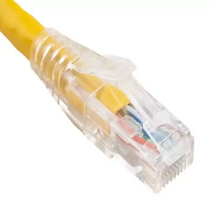 SANOXY Cables and Adapters; 3ft Cat6 550 MHz UTP Ethernet Network Patch Cable with Clear Snagless Boot, Yellow