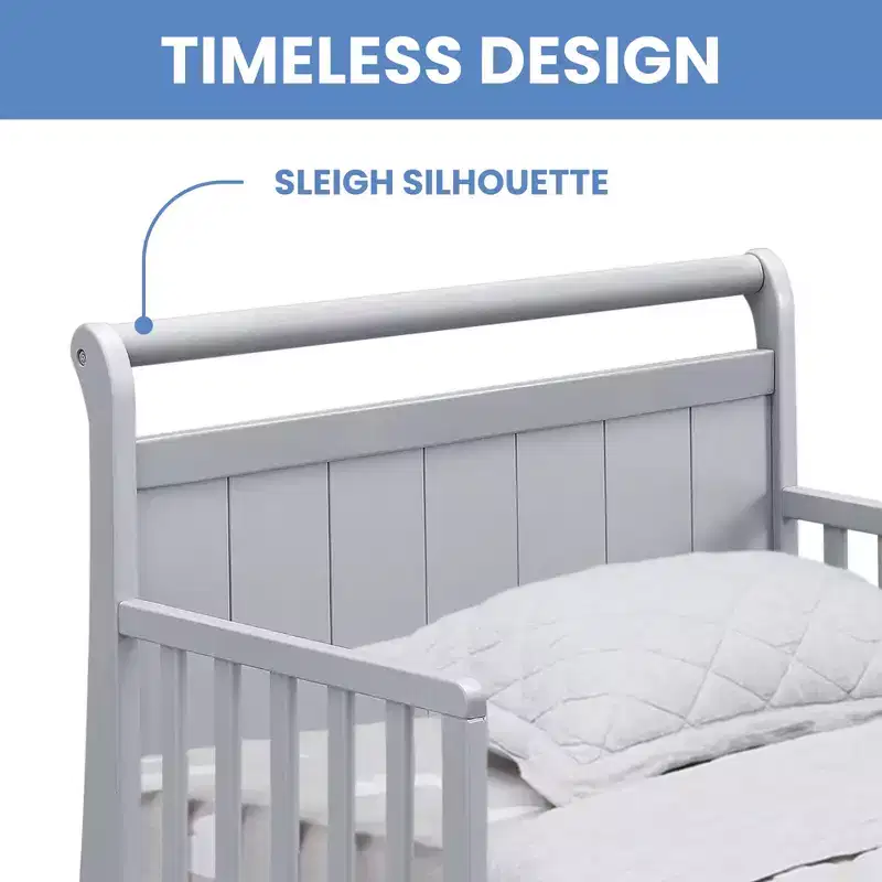 Delta Children Chestopher Toddler Bed with Bedrails