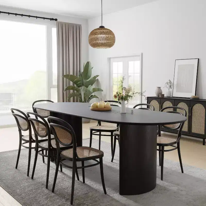 Dovelina Dining Table Modern Wood Kitchen Table Dining Room Table