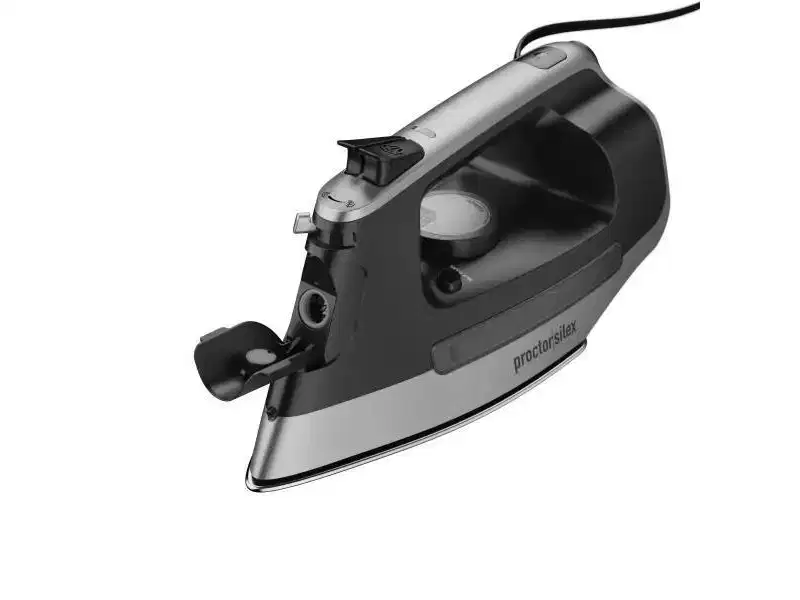 Proctor Silex Steam Iron with Retractable Cord: Stainless Steel Soleplate, Automatic Shut-Off, Anti-Drip, 1500W, 8ft Cord