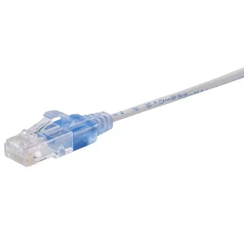 Monoprice Cat6A Ethernet Patch Cable - 3 Feet - White | Network Internet Cord - RJ45, 550Mhz, UTP, Pure Bare Copper Wire, 10G, 30AWG, 10-Pack -